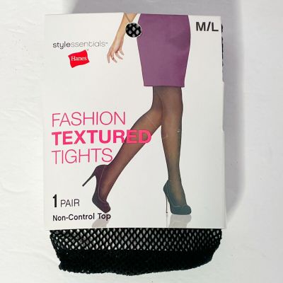 Hanes Fashion Textured Tights Size Medium/Large